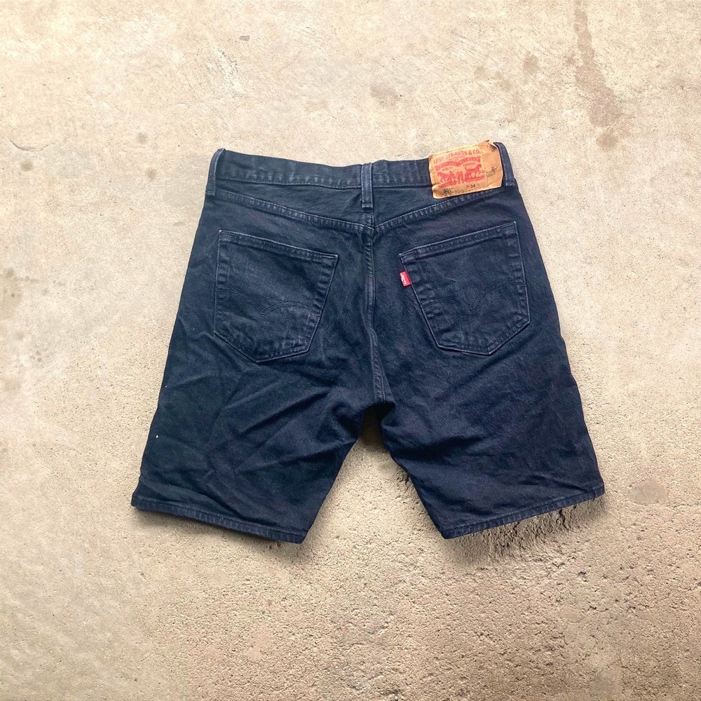 vintage levis 501 black jorts